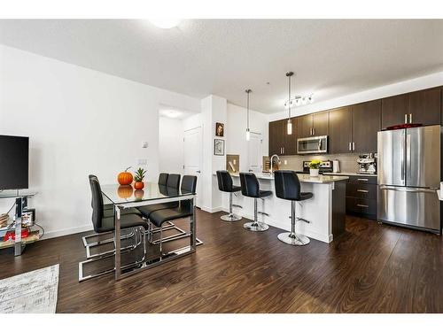 109-200 Cranfield Common Se, Calgary, AB - Indoor Photo Showing Kitchen With Upgraded Kitchen