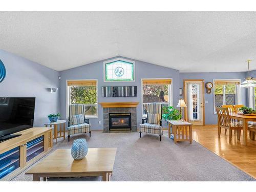 70 Harvest Oak View Ne, Calgary, AB - Indoor Photo Showing Living Room With Fireplace