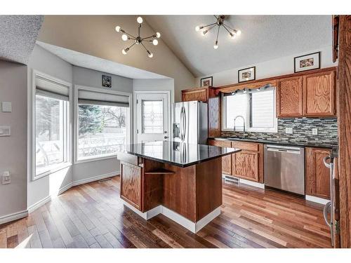 88 Woodmark Crescent Sw, Calgary, AB - Indoor Photo Showing Kitchen With Stainless Steel Kitchen With Upgraded Kitchen