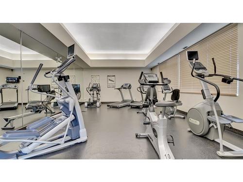 14-2714-3400 Edenwold Heights, Calgary, AB - Indoor Photo Showing Gym Room