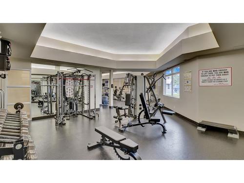 14-2714-3400 Edenwold Heights, Calgary, AB - Indoor Photo Showing Gym Room