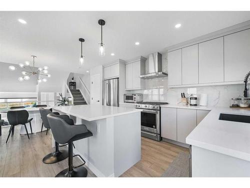 1882 Rangeview Drive Se, Calgary, AB - Indoor Photo Showing Kitchen With Upgraded Kitchen