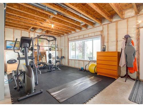 93 Brightonwoods Gardens Se, Calgary, AB - Indoor Photo Showing Gym Room