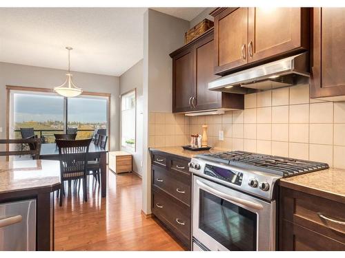 93 Brightonwoods Gardens Se, Calgary, AB - Indoor Photo Showing Kitchen With Stainless Steel Kitchen With Upgraded Kitchen