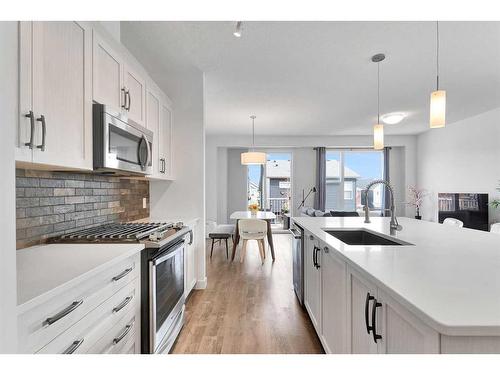 2 Sage Bluff Heights Nw, Calgary, AB - Indoor Photo Showing Kitchen With Upgraded Kitchen