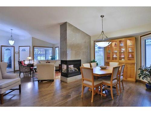 223 Hamptons Park Nw, Calgary, AB - Indoor With Fireplace