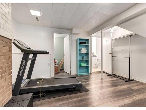 1012 Rundlecairn Way Ne, Calgary, AB - Indoor Photo Showing Gym Room