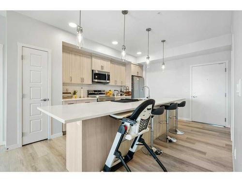 2306-42 Cranbrook Gardens Se, Calgary, AB - Indoor Photo Showing Kitchen With Upgraded Kitchen