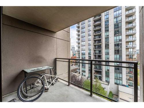 802-1110 11 Street Sw, Calgary, AB - Outdoor With Balcony With Exterior