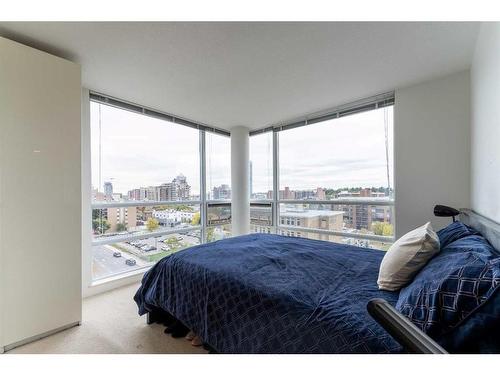 802-1110 11 Street Sw, Calgary, AB - Indoor Photo Showing Bedroom