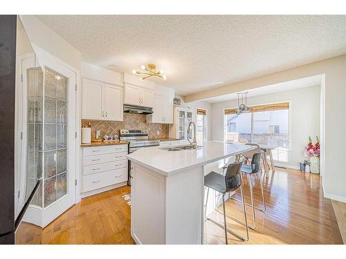 155 Cranwell Green Se, Calgary, AB - Indoor Photo Showing Kitchen With Upgraded Kitchen