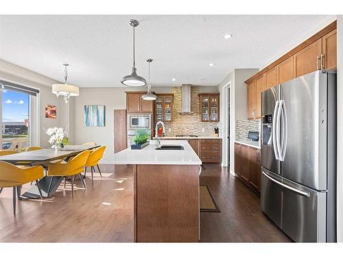 121 Cityscape Gardens Ne, Calgary, AB - Indoor Photo Showing Kitchen With Stainless Steel Kitchen With Upgraded Kitchen