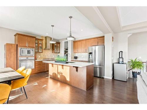 121 Cityscape Gardens Ne, Calgary, AB - Indoor Photo Showing Kitchen With Stainless Steel Kitchen With Upgraded Kitchen