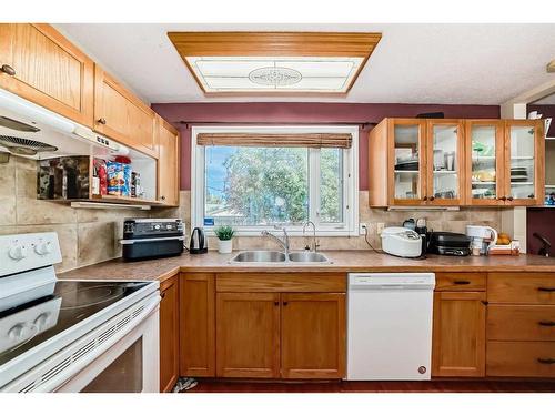 36 Forest Green Se, Calgary, AB - Indoor Photo Showing Kitchen With Double Sink