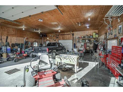 223015 Range Road 274, Rural Rocky View County, AB - Indoor Photo Showing Garage