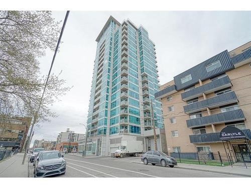 1504-188 15 Avenue Sw, Calgary, AB - Outdoor With Balcony With Facade