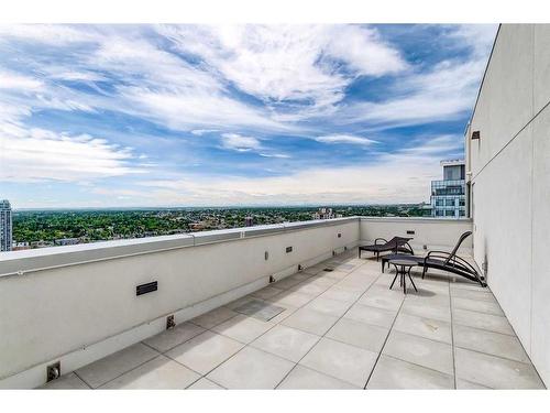 708-901 10 Avenue Sw, Calgary, AB - Outdoor With Balcony With View