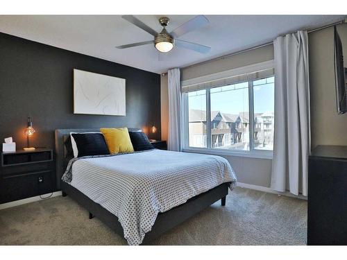 131 New Brighton Walk Se, Calgary, AB - Indoor Photo Showing Bedroom