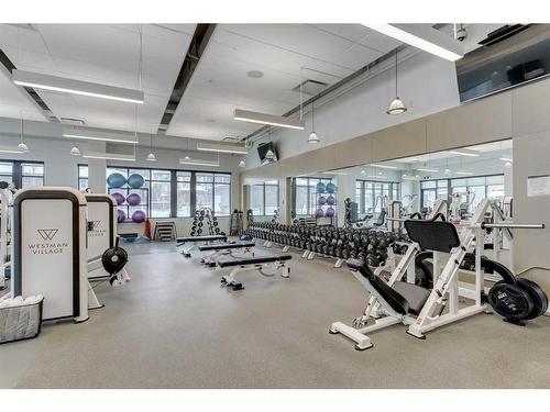 402-11 Mahogany Circle Se, Calgary, AB - Indoor Photo Showing Gym Room