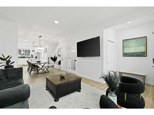 36 Heirloom Crescent Se, Calgary, AB - Indoor Photo Showing Living Room