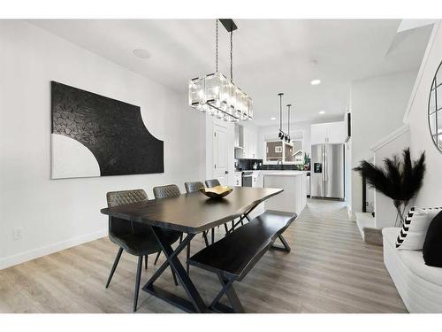 36 Heirloom Crescent Se, Calgary, AB - Indoor Photo Showing Dining Room