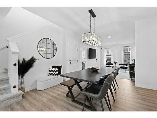 36 Heirloom Crescent Se, Calgary, AB - Indoor Photo Showing Dining Room