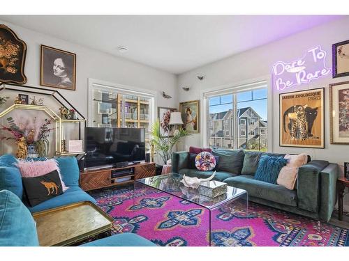 292 Canals Crossing Sw, Airdrie, AB - Indoor Photo Showing Living Room