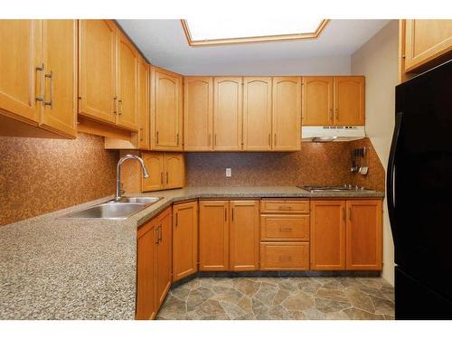 5748 Lodge Crescent Sw, Calgary, AB - Indoor Photo Showing Kitchen With Double Sink