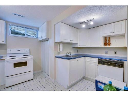 3211 39 Street Se, Calgary, AB - Indoor Photo Showing Kitchen With Double Sink