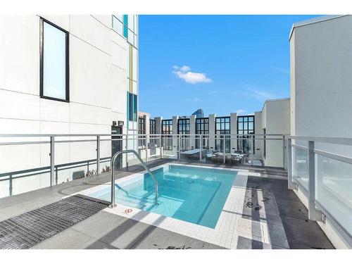 2601-901 10 Avenue Sw, Calgary, AB - Outdoor With In Ground Pool With Exterior