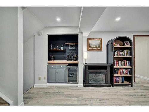 63 Macewan Glen Road Nw, Calgary, AB - Indoor With Fireplace