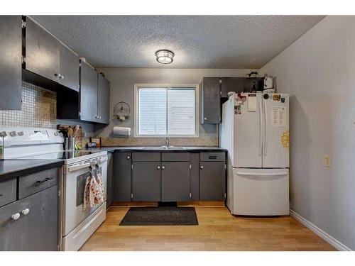 22 Hunters Gate, Okotoks, AB - Indoor Photo Showing Kitchen With Double Sink