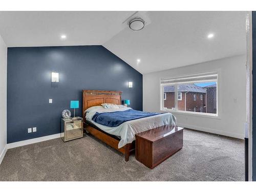 205 Kinniburgh Cove, Chestermere, AB - Indoor Photo Showing Bedroom