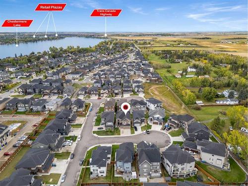 205 Kinniburgh Cove, Chestermere, AB - Outdoor With View