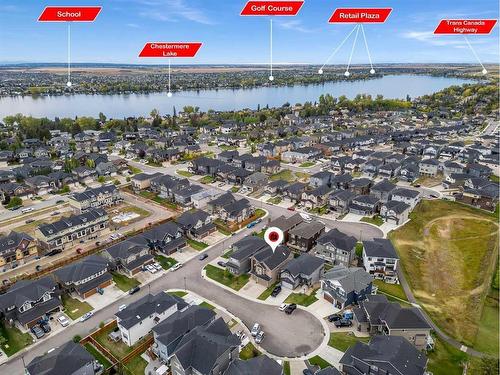 205 Kinniburgh Cove, Chestermere, AB - Outdoor With Body Of Water With View