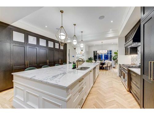 1920 31 Avenue Sw, Calgary, AB - Indoor Photo Showing Kitchen With Double Sink With Upgraded Kitchen