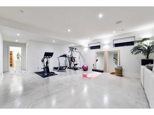 1920 31 Avenue Sw, Calgary, AB - Indoor Photo Showing Gym Room