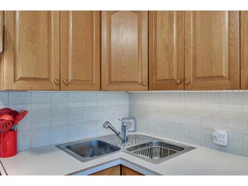 212 3Rd Avenue East, Hussar, AB - Indoor Photo Showing Kitchen With Double Sink