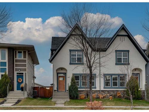 647 Mahogany Boulevard Se, Calgary, AB - Outdoor With Facade