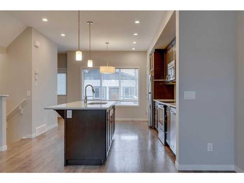 647 Mahogany Boulevard Se, Calgary, AB - Indoor Photo Showing Kitchen With Upgraded Kitchen