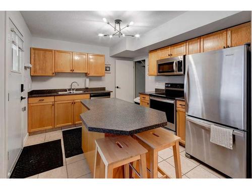 541 Regal Park Ne, Calgary, AB - Indoor Photo Showing Kitchen With Double Sink