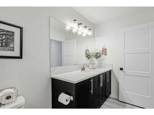 142 Seton Gardens Se, Calgary, AB - Indoor Photo Showing Bathroom