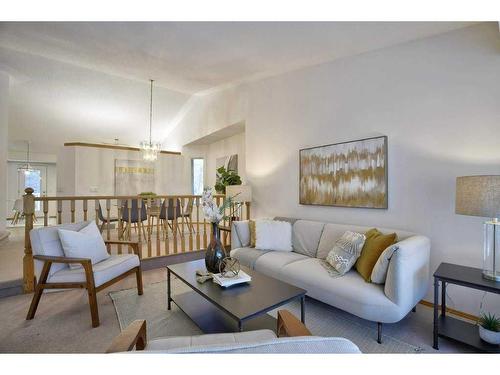 13 Mt Robson Close Se, Calgary, AB - Indoor Photo Showing Living Room