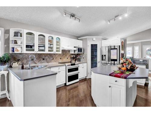 209 West Creek Springs, Chestermere, AB - Indoor Photo Showing Kitchen With Double Sink