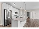 408-35 Walgrove Se, Calgary, AB  - Indoor Photo Showing Kitchen With Stainless Steel Kitchen With Double Sink With Upgraded Kitchen 