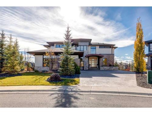 329 Creekstone Rise, Rural Rocky View County, AB - Outdoor With Balcony With Facade