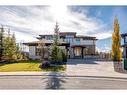 329 Creekstone Rise, Rural Rocky View County, AB  - Outdoor With Balcony With Facade 