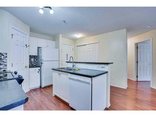 310-290 Shawville Way Se, Calgary, AB - Indoor Photo Showing Kitchen With Double Sink