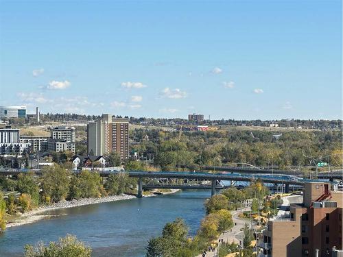 1615-222 Riverfront Avenue Sw, Calgary, AB - Outdoor With Body Of Water With View