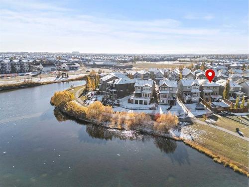 38 Brightoncrest Cove Se, Calgary, AB - Outdoor With Body Of Water With View